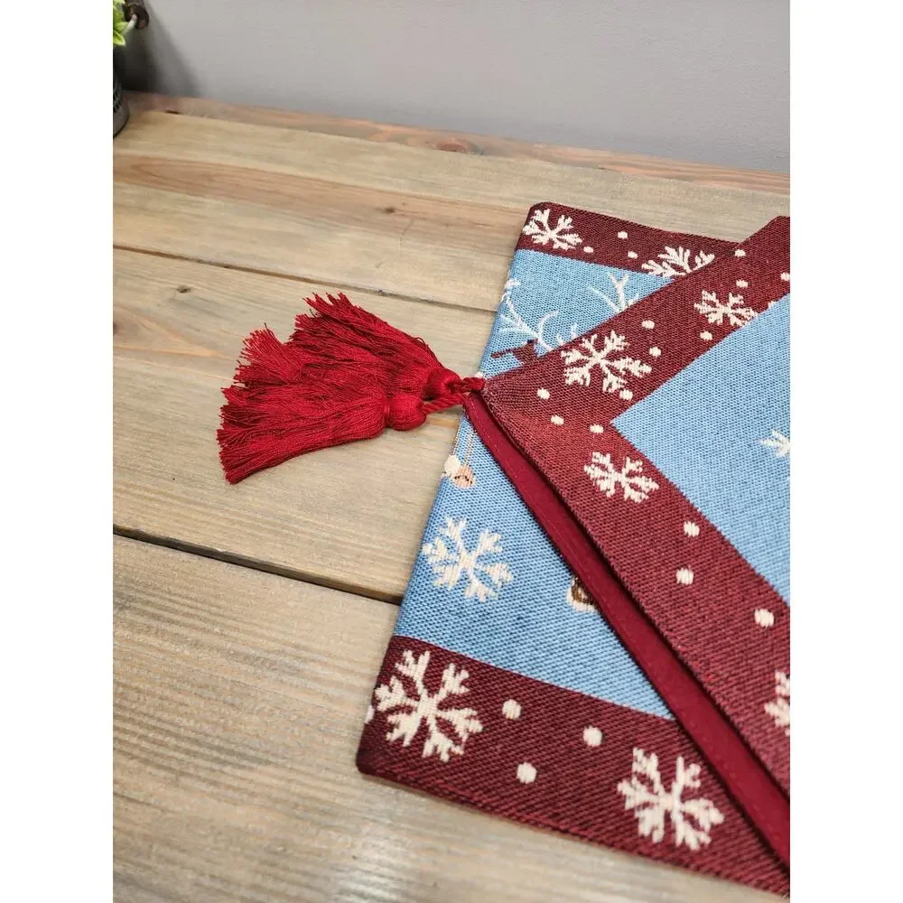 Snowmen Winter Table Runner 72